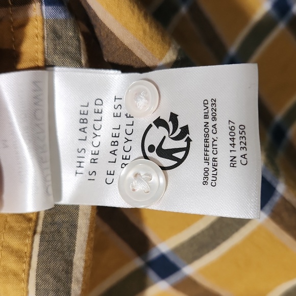 S.E.A. Shirt - Saffron Echo Plaid - Picture 4 of 6